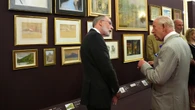 Royal tour paintings from Charles’s personal collection go on display
