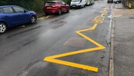 Reform council repaints road markings outside school which closed in 2016