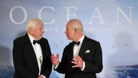 King stunned by David Attenborough’s age as pair attend ocean film premiere
