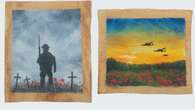 Remembrance Day: Artist’s used tea bag paintings pay tribute to fallen soldiers