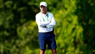 Gianfranco Zola at the wheel for Europe’s Ryder Cup team in New York