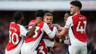 Arsenal beat Leicester late on after Manchester City draw at Newcastle