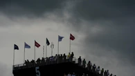 Heavy rain halts play at US Open with overnight leader Sam Burns still ahead