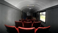 UK’s last cinema carriage restored to screen films again after 37 years