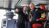 King visits Royal Navy flagship ahead of major deployment