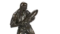 Sculpture of soldier which was created on front line to go under the hammer