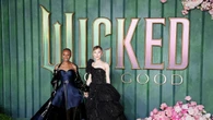 Ariana Grande and Cynthia Erivo wear Gothic gowns to Wicked: For Good premiere