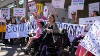 Disabled people ‘not better off dead’, actress tells Holyrood rally