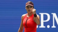 Emma Raducanu gives swift US Open win and Carlos Alcaraz’s haircut a thumbs-up