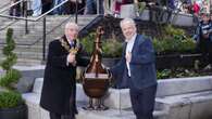 Cheers and then boos for evil penguin Feathers McGraw as statue unveiled