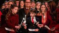 In Pictures: Family, celebrities and charities join Kate at carol service