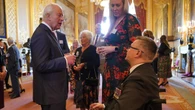 Prince of Wales says he is ‘in awe’ of triple-amputee veteran injured in Iraq