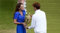 Kate presents Wimbledon men’s trophy on Centre Court