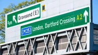 M25 closed near Dartford Crossing after lorry carrying tyres catches fire