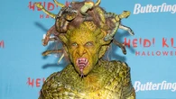 Heidi Klum dresses as Medusa at annual Halloween party