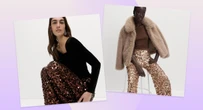 M&S's popular wide-leg sequin trousers are back