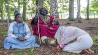 ‘African tribe’ evicted from woodland site and moves over fence