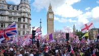 Nine arrests and more to come come as police attacked at Tommy Robinson protest