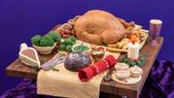 Cadbury World makes chocolate Christmas dinner complete with turkey and sprouts