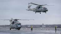 Member of Royal Navy personnel dies after helicopter ditches into Channel