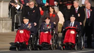 Second World War veterans applauded as nation pays Remembrance Sunday tribute