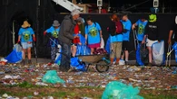 Glastonbury Festival clean-up begins as thousands of music fans head home