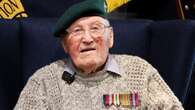 Royal Marines Band plays to help veteran celebrate 102nd birthday