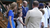 Kate praises ‘brave’ boy with cancer as royals visit Wimbledon