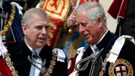 Charles asked ‘How long have you known about Andrew and Epstein?’ by protester