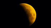 UK stargazers wake up to rare partial lunar eclipse