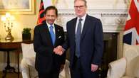 Sultan of Brunei visits Starmer at No 10 to renew army garrison deal