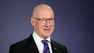 Scotland’s First Minister John Swinney welcomes grandson