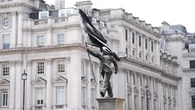 Banksy claims new statue in central London