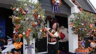 Nightmare Before Christmas and a pirate ship: Families decorate Halloween homes