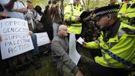 Palestine Action protesters arrested outside Labour conference