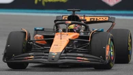 Oscar Piastri wins in Miami as Lando Norris hampered by duel with Max Verstappen