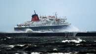 High winds hit Scotland’s ferry services over Christmas getaway weekend