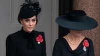 King leads nation’s tribute to war dead as Kate watches ceremony from balcony