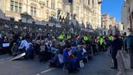 Sit-down demonstration held amid Court of Appeal challenges to protest sentences