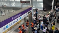 Cable fault causes London Underground disruption and fire