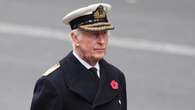 King lays wreath at Cenotaph as nation falls silent in remembrance