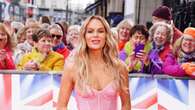 Amanda Holden braves cold in pink ensemble for Britain’s Got Talent auditions