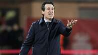 Unai Emery feels Aston Villa have blown their Champions League top-eight chances