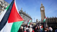 Pro-Palestine protesters gather in Whitehall after police block planned rally