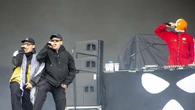 ‘They can’t stop us’: Kneecap hit back against Swinney at Glasgow gig