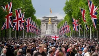 White roses for veterans and candle lit by Churchill descendant at VE Day event
