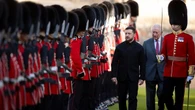 Ceremonial welcome for Zelensky as he meets King at Windsor Castle