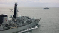 Royal Navy deployed to shadow Russian warship and freighter through British seas