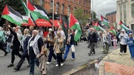 Call on workers to refuse to use Israeli goods at pro-Palestine rally in Belfast