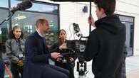 William takes up role behind the camera on film academy visit